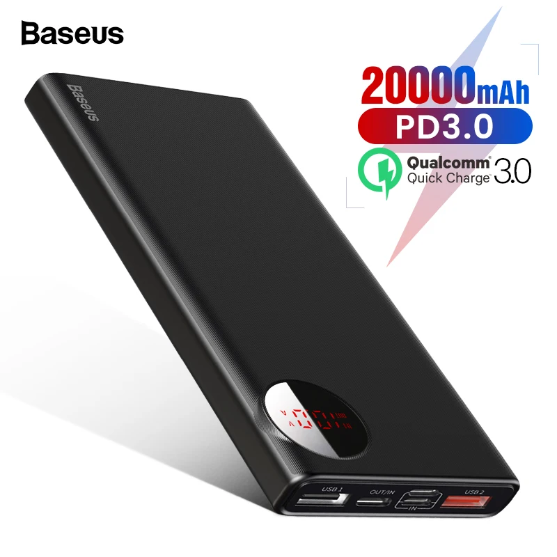 Powerbank Baseus 20000mAh za $26.30 / ~99zł