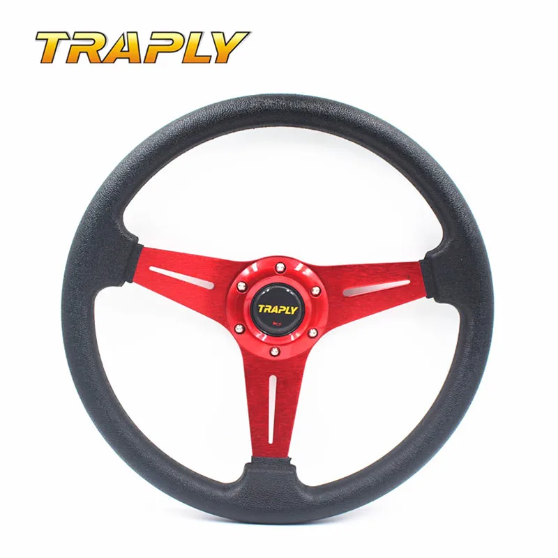 TRAPLY 350mm Special MOMO racing modified steering wheel universal PU