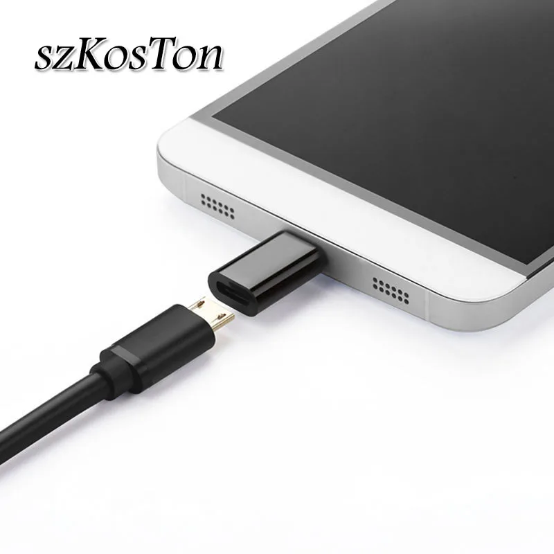 Переходник с Micro USB Мама на Type C папа кабель OTG 3 0 преобразователь данных для