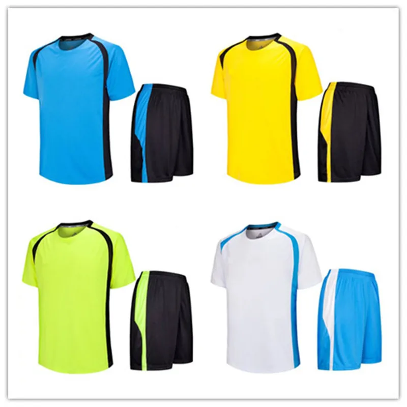 ``Can Mixed Order Wholesale Factory Price Mens Jersey Kits Blank Soccer