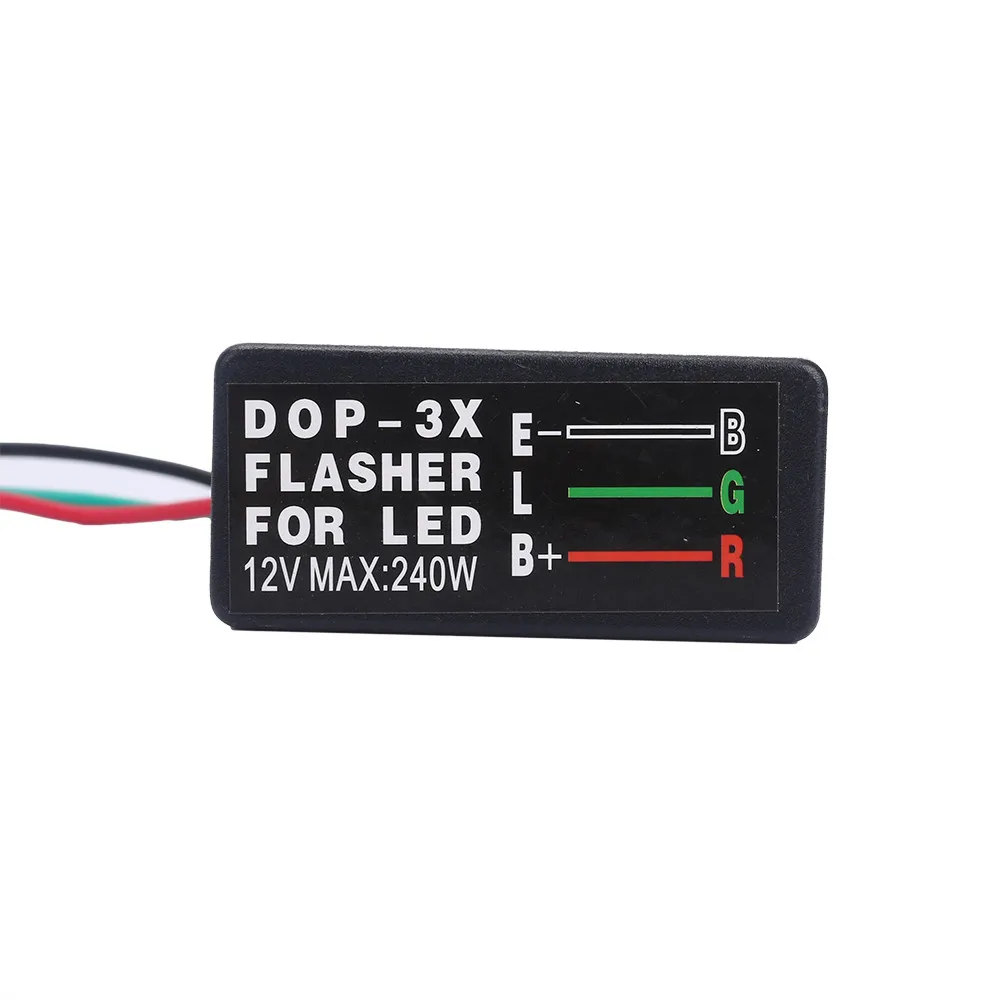 

Franchise 12V Motorcycle Universal Blinker Relay 3 Pin 12V LED Signal Light Flasher No error Motorcycle Signal #0425