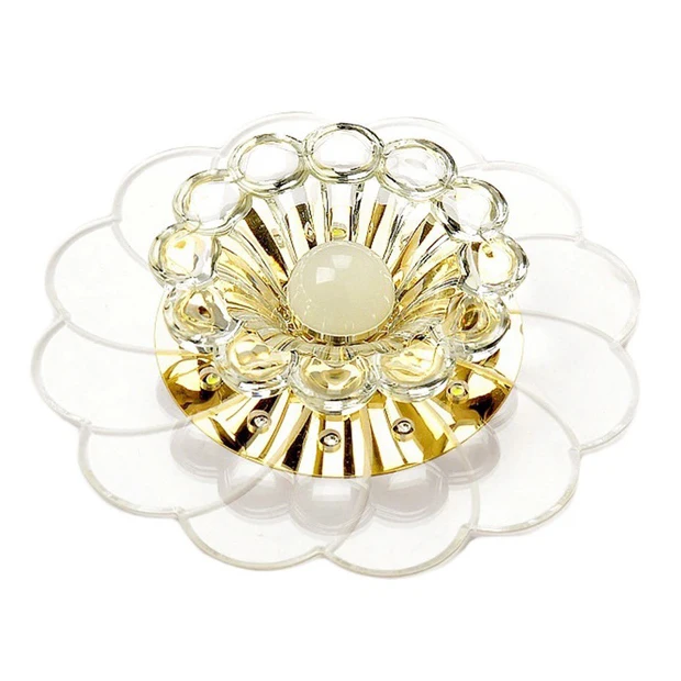 

Modern Crystal Colorful 5W LED Ceiling Light Lamp Living room Porch Lighting,Size: 5W