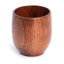 Небольшой традиционный ручной работы из натурального цельного дерева винный стаканчик деревянный чай питьевой чашки