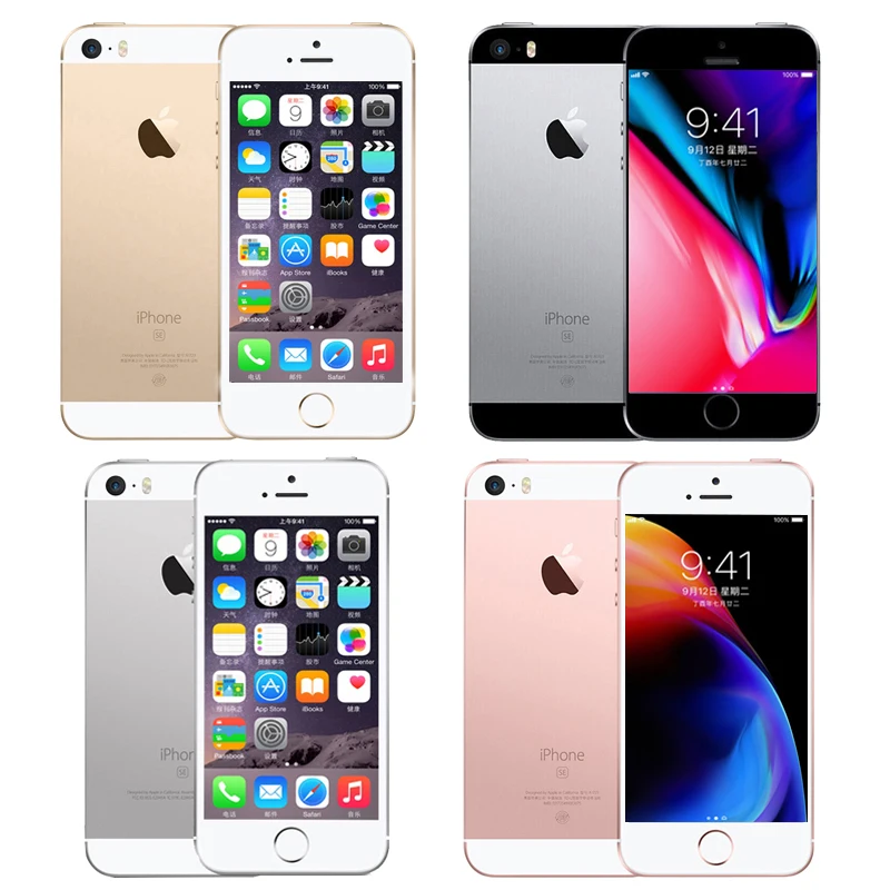 Apple iPhone SE Unlocked Smartphone 4.0 inch Apple A9 Dual-core 16GB/32GB/64GB ROM 12MP Camera iOS Touch ID 4G LTE Mobile Phone Apple iPhone SE Unlocked Smartphone 4.0 inch Apple A9 Dual-core 16GB/32GB/64GB ROM 12MP Camera iOS Touch ID 4G LTE Mobile Phone