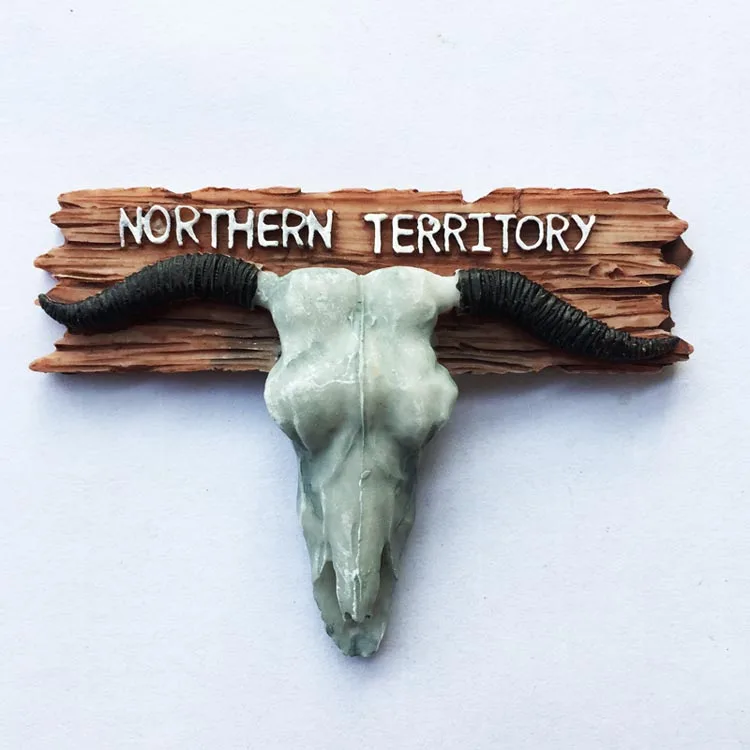 

World Heritage Australia Northern Territory Kakadu National Park Skull Totem Tour Memorial Fridge Magnet