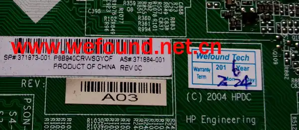 REFIT Desktop Motherboard mainboard371973-001 371884-001 for DX6120 DX6128 MT