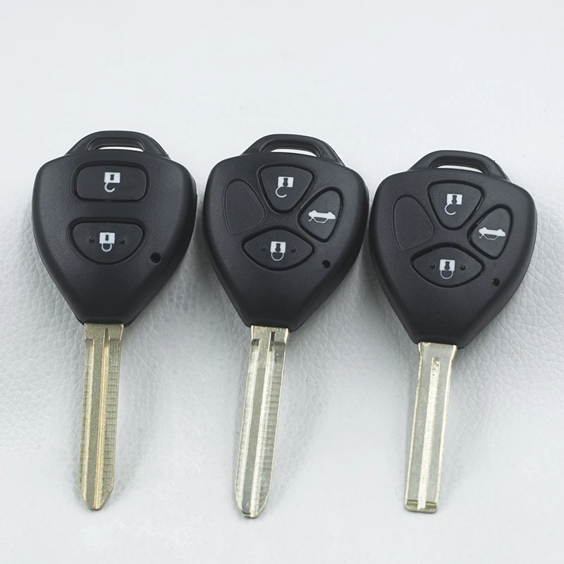 

High Quality Remote Key Shell For Yaris Prado Tarago Camry Corolla Fob Key Shell Case Replacement
