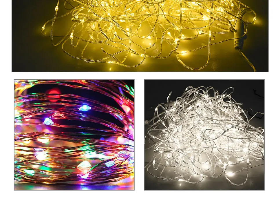 300leds Copper Wire USB Curtain Led String Light (12)