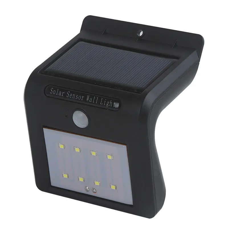 

New Outdoor Solar Powered 8 LED Wall Lights Motion Sensor Security Lighting --M25