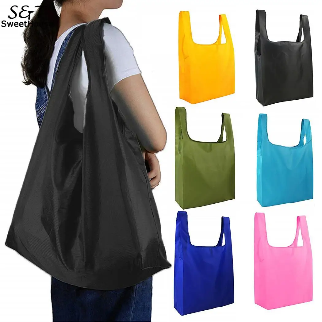 

Waterproof Foldable Environmental Friendly Shopping Bag Interior Compartment Colour Handbag 2 Casual Square