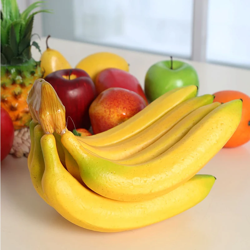 

High Artificial Fake Simulation Fruit Grape Pineapple Pitaya Simulation Model Ornament Craft Photography props Banana Pineapple