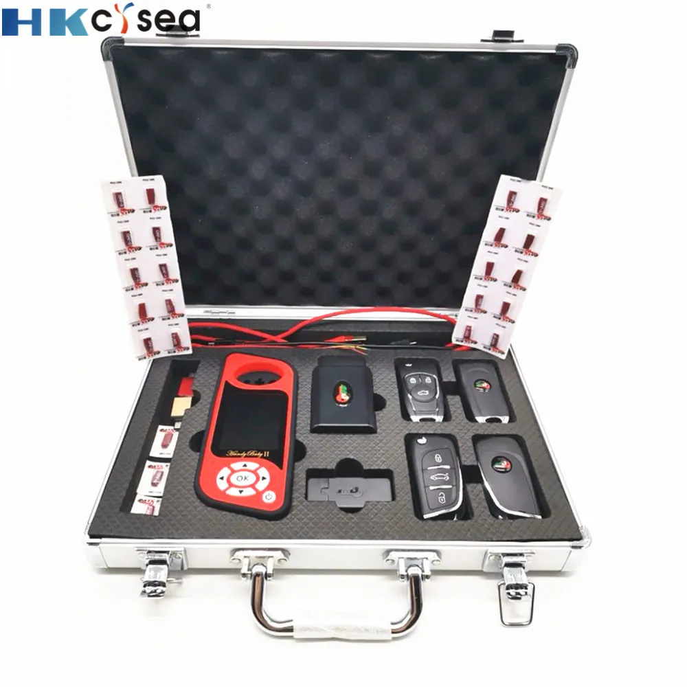 HKCYSEA JMD Handy Baby2 ключевой программатор для 4C/4D/T5(11 12 13 33)/G(80 бит)/46/47/48 King Red Chip с OBD Baby