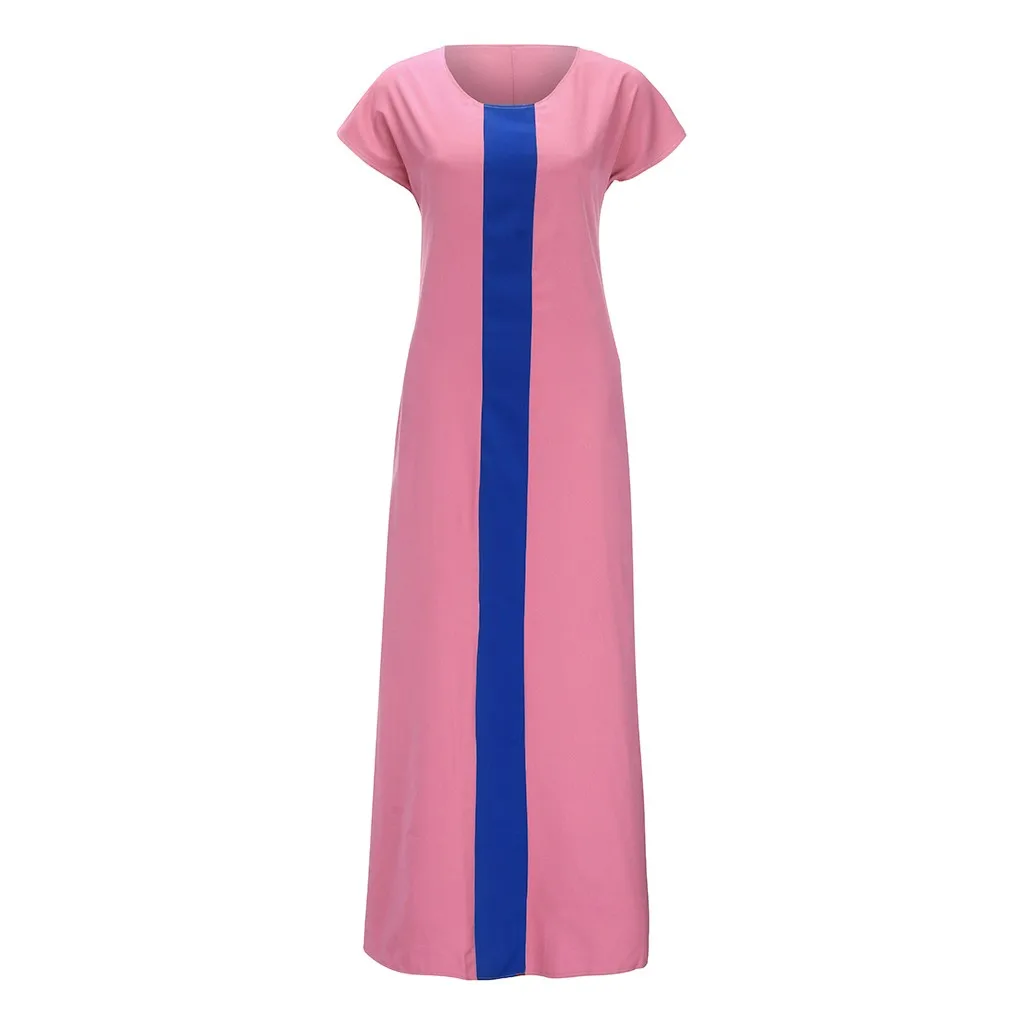 MISSOMO, длинное платье maix, женское летнее Повседневное платье в полоску, плюс размер, винтажное платье для вечеринки, одежда, женское платье 611