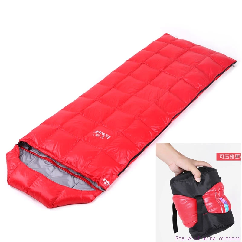 The male wolf warm break down sleeping bag adult outdoor envelope type