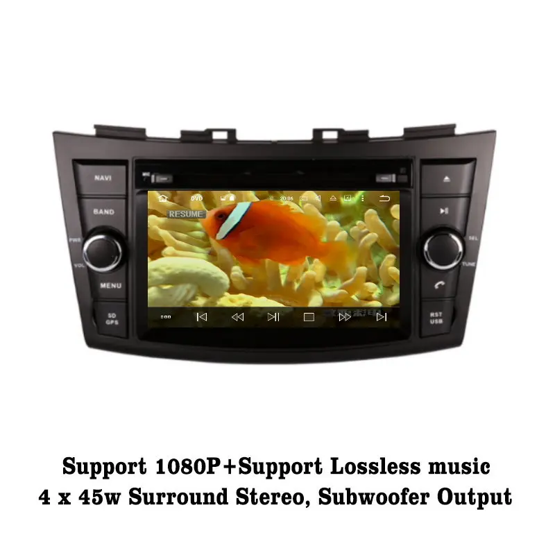Top Liislee Android 7.1 2G RAM For Suzuki Swift 2010~2017 Car Radio Audio Video Multimedia DVD Player WIFI DVR GPS Navi Navigation 4