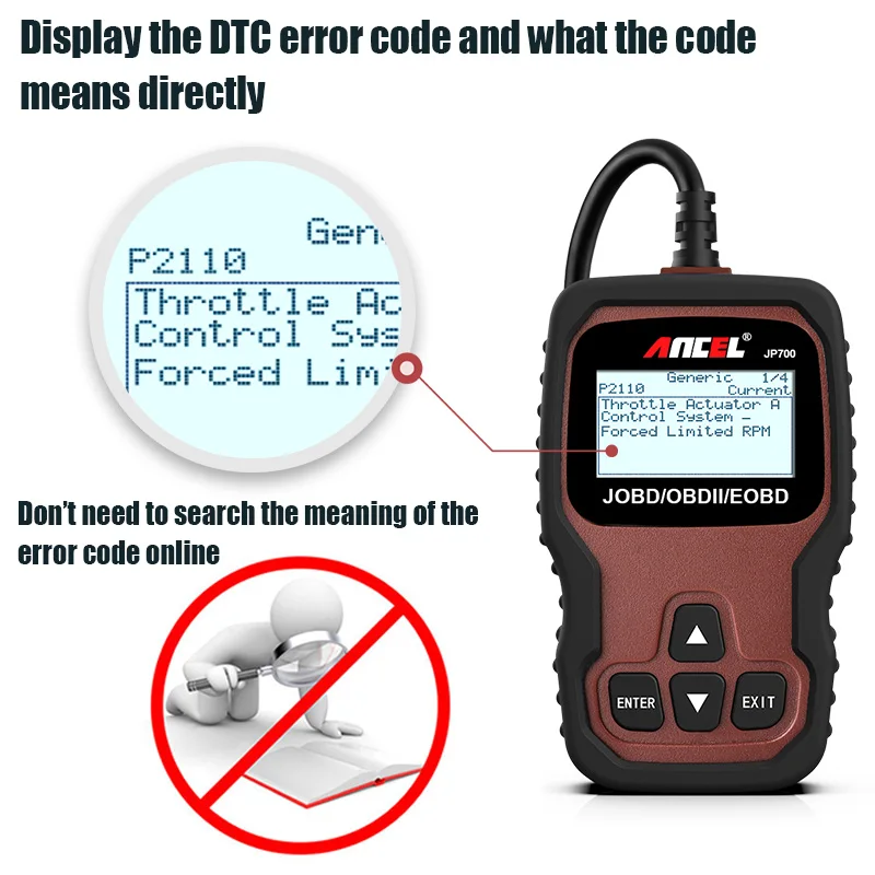 ANCEL JP700 OBD2 Scanner Für Toyota Nissan Honda Subaru Mazda Auto Diagnose Multi Sprachen Automotive OBD Scanner Freies Update ANCEL JP700 OBD2 Scanner Für Toyota Nissan Honda Subaru Mazda Auto Diagnose Multi Sprachen Automotive OBD Scanner Freies Update