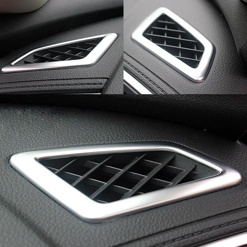 

Air Vent ABS Console Chrome Cover Trim Frame Car-Styling 2PCS For Honda Civic 2016 2017 2018
