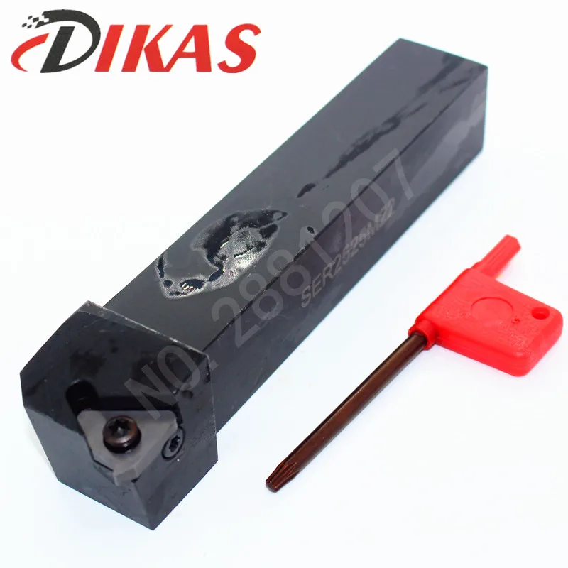 

Dikas 1PCS SER2525M22 External thread turning tool lathe Machine Turning Tools Set Internal Turning Tool CNC tools