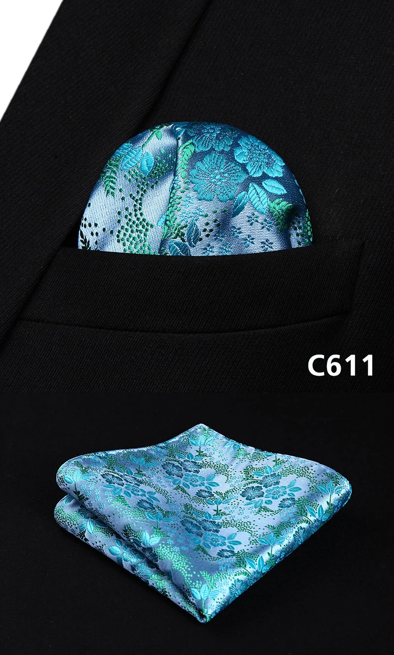 Цветочный Для мужчин Silk Pocket Square Hanky Свадебная вечеринка платок # C6 платок классический свадьбу