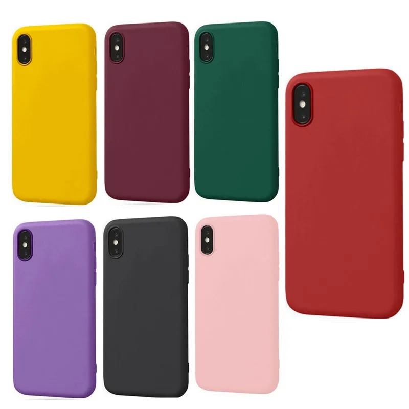 Мягкий силиконовый чехол для iPhone XS Max X XR 6 S 5 5S 5SE 7 8 Plus 7Plus ультратонкий ТПУ задней
