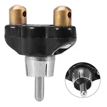 2PCS Professional Alloy RCA Conversion Head Tattoo Clip Cord Cable Converter for Tattoo Gun Machine Power Supply Free Shipping