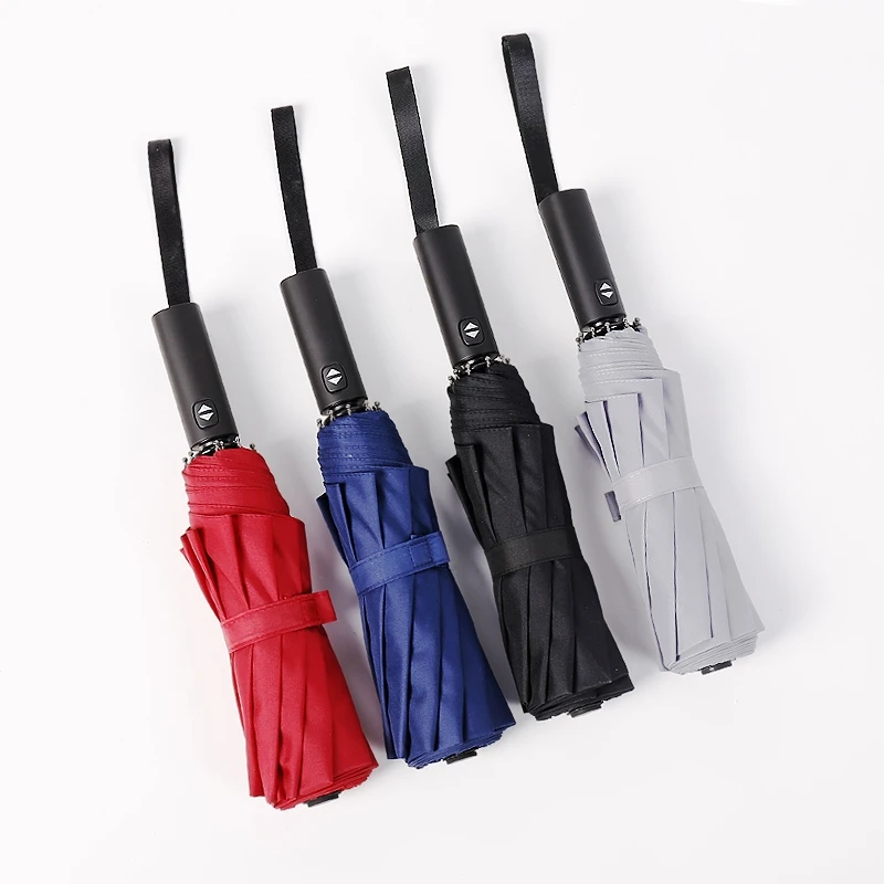

Strong Wind Resistant Folding Automatic Red Umbrella Men Rain Women Parasol Big Umbrellas Business Portable Long Handle 50ys142
