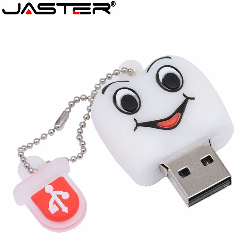 JASTER флеш-накопитель подарок зубы Милая модель 8 ГБ/16 ГБ/32 ГБ/64 Гб Usb флеш-накопитель, зубная флеш-карта памяти Флешка стоматолога U диск