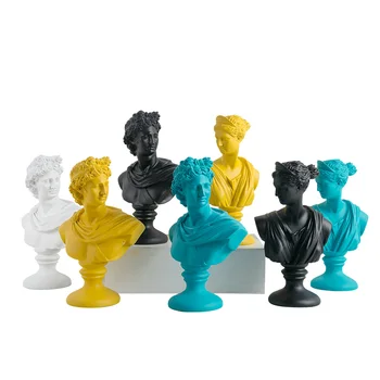 

Creative Nordic Resin Handicraft Venus Head Statue Furnishing Ornaments Artwork European Decoration Figures Sculpture Gift Craft
