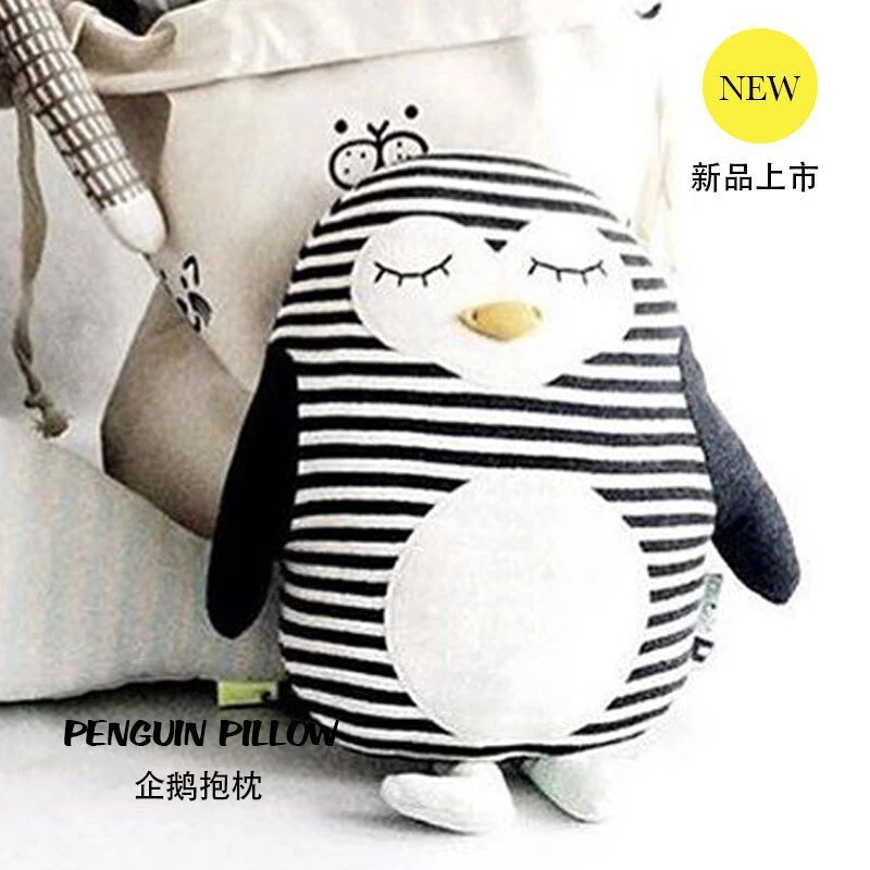 A Cartoon Penguin Doll Cotton Cushion Child Baby Birthday Gift Brinquedos Pillow Christmas |