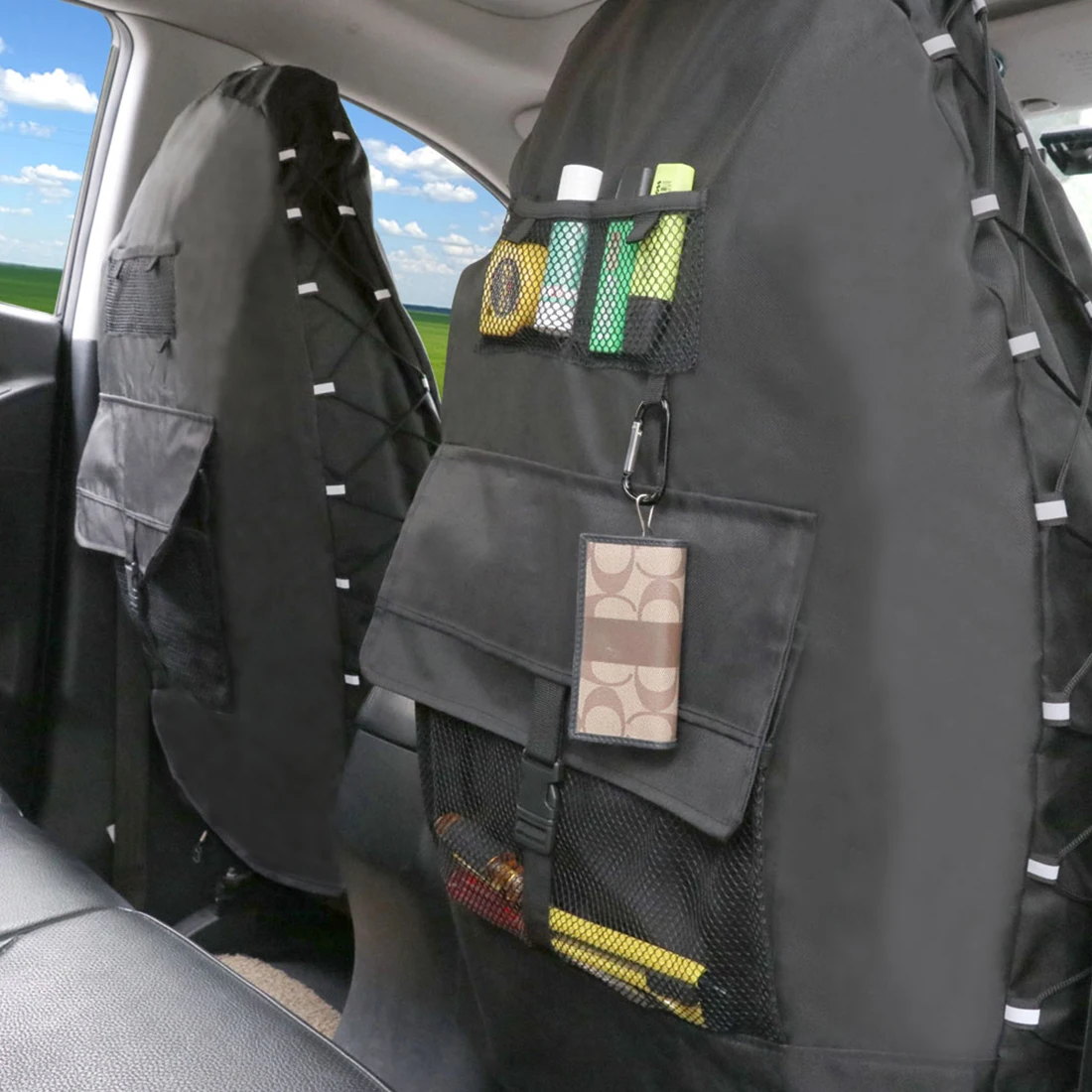 Dewtreetali Front Seat Seat Protector Universal Car Seat Covers Full