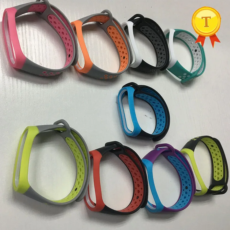 Ремешок силиконовый для Xiaomi Mi Band 3 сменный спортивный браслет miband M3