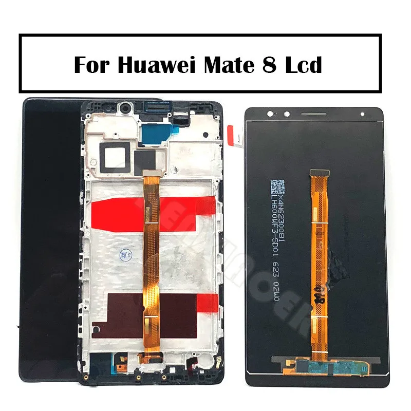 

100% Tested White 1920x1080 HUAWEI Mate 8 LCD Display Touch Screen with Frame Digitizer Assembly For 6.0"HUAWEI Mate 8 LCD