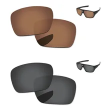 Черный& Медь коричневый, наборами по 2 пары Поляризованные Сменные линзы для отправки 1 солнцезащитные очки с оправой, UVA и UVB Защита