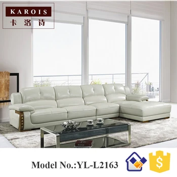 

Chinese factory sells good quality latest L SHAPE sofa designs drawing room sofa set,modern design leather sofa