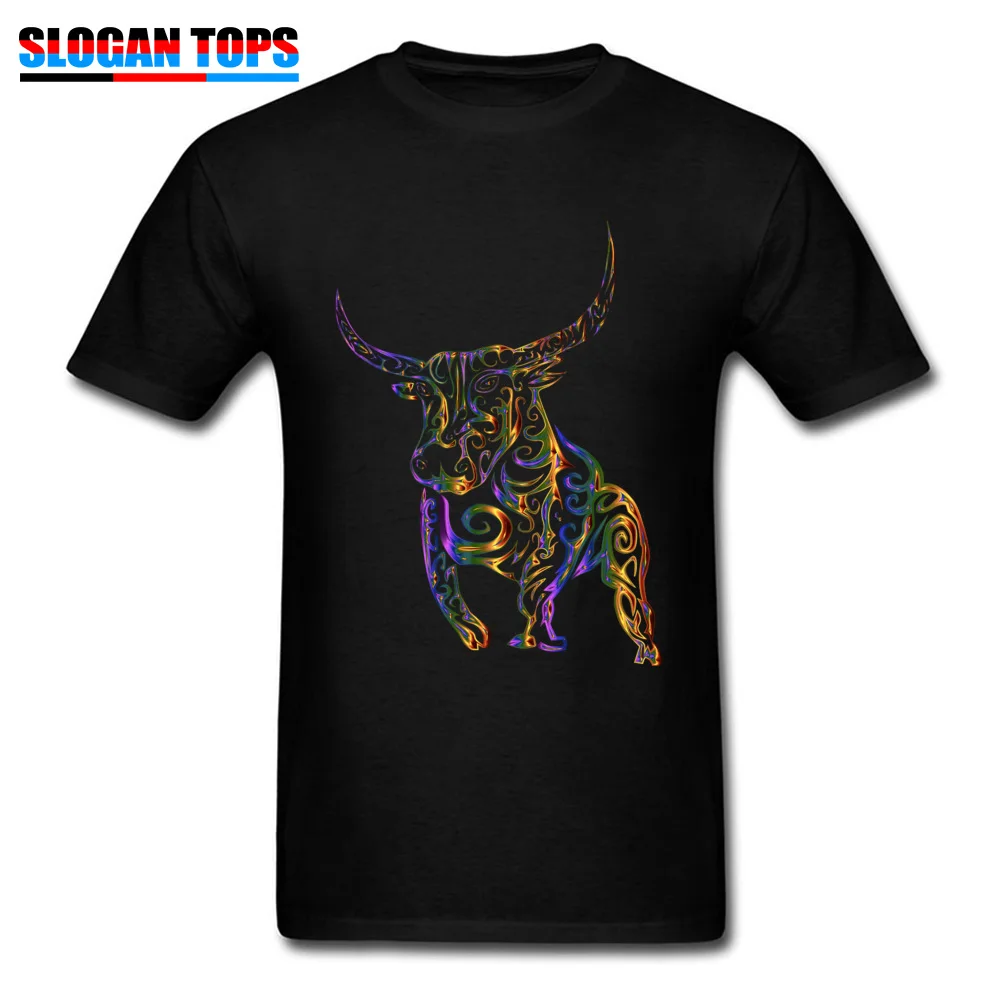 Bull tribal 2952490_960_720 Designer Male T Shirt Round Collar Short Sleeve Cotton Fabric Tees Simple Style Tshirts Bull tribal 2952490_960_720 black