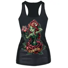 2016 Summer Vest Women Roupas Femininas Blusas Tank Tops Women s Tees Woman Clothing 3D TOXIC