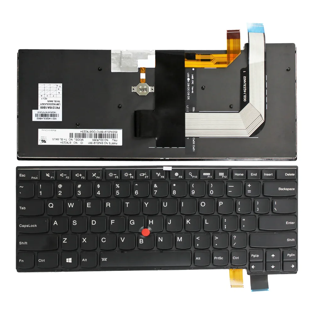 Jintai 100% новая клавиатура IBM Thinkpad T460P клавиатура с подсветкой 00UR355 SN20J9181 PK1