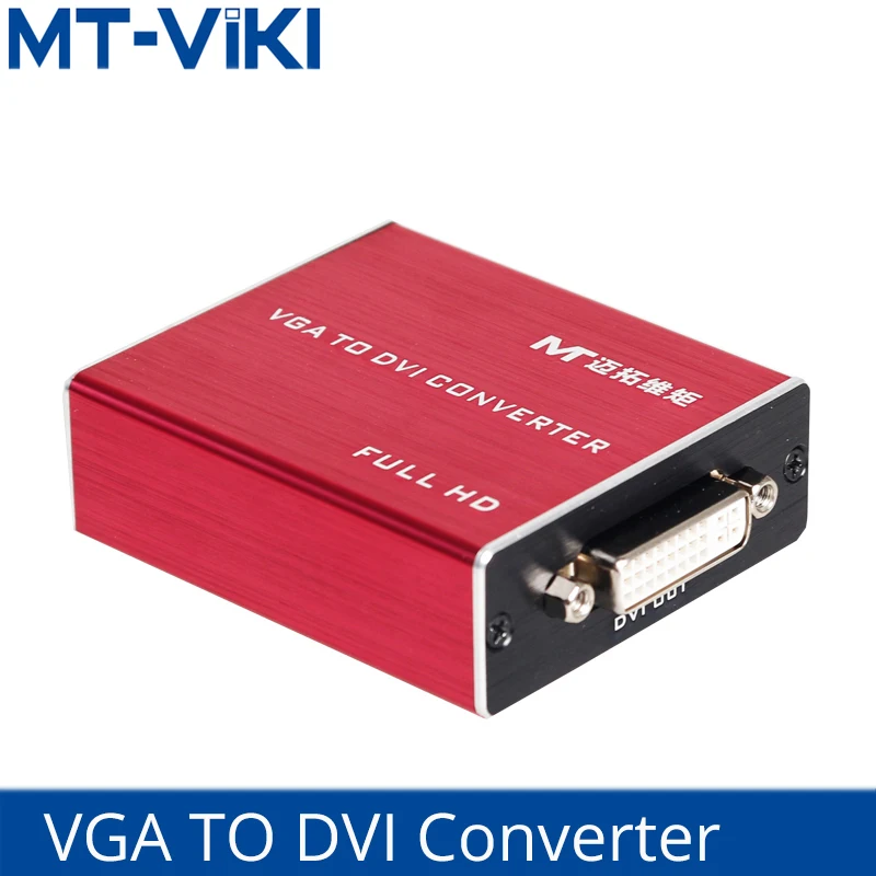 

MT-VIKI VGA to DVI converter box computer host VGA signal input to projector display DVI HD output 1920*1080P MT-VD01