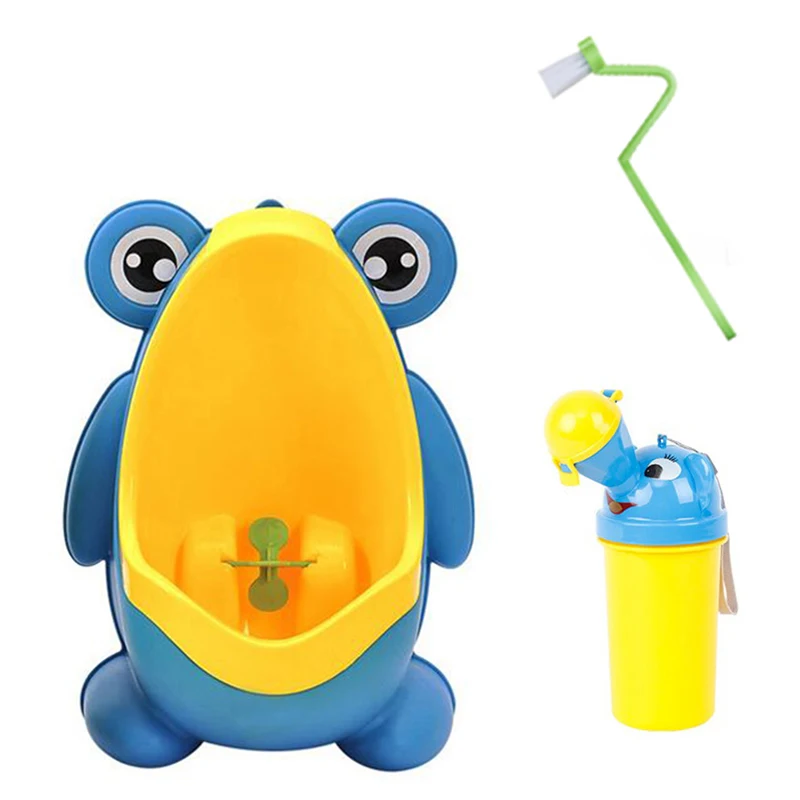 

Kids Frog Potty Toilet Urinal Pee Trainer Wall-Mounted Toilet Traine Children Baby Boy Bathroom Frog Urinal ''Buy 1 Get 2 Free''