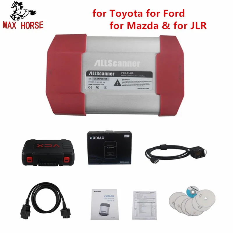 WIFI VXDIAG мульти диагностический инструмент 4 в 1 для Toyota Ford Mazda & JLR|Программаторы с