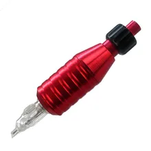 Татуировки 1 шт. 25 мм регулируемая алюминиевая трубка рукоятки машинки для татуировок для бровей Тату ястреб пулемет