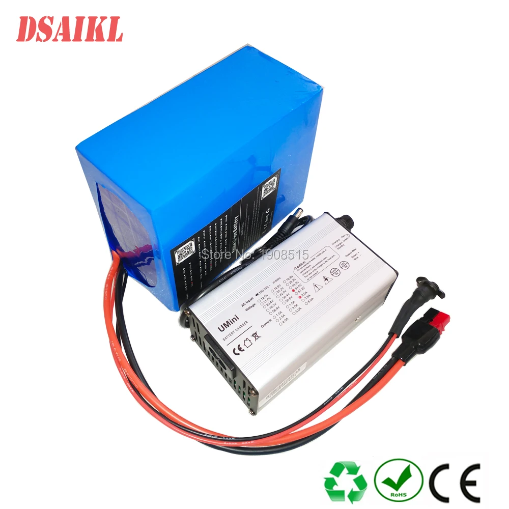 

EU US not tax customized 250W 500W ebike 36V 8Ah 10ah 12Ah 15Ah 17Ah 20Ah li-ion battery pack with charger