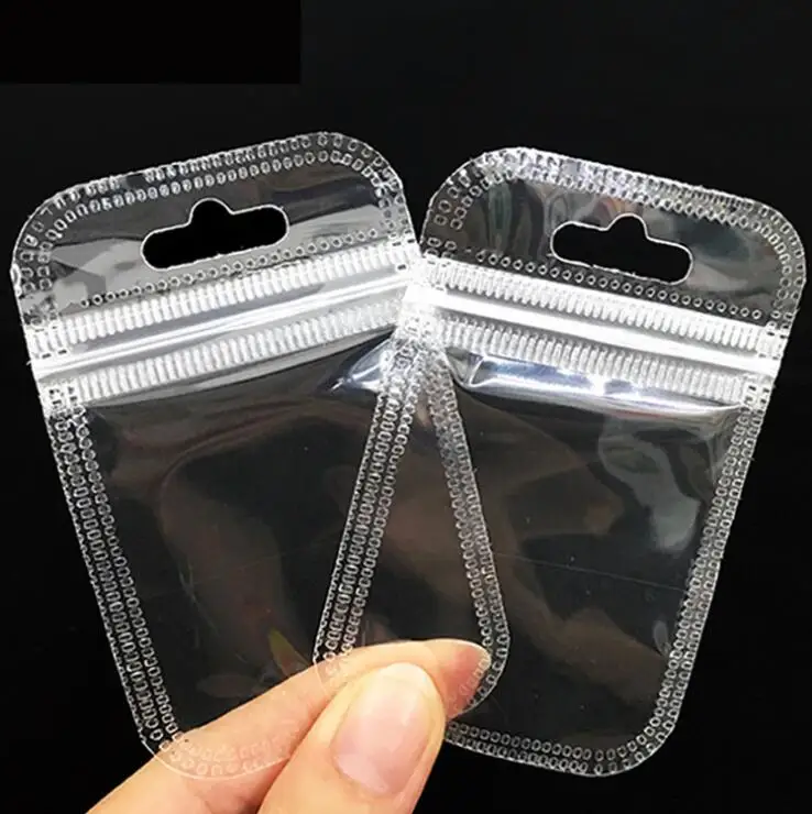 Inner size 4.5x6cm/6x8cm Mini Ziplock Bag Small Plastic Bag for Jewelry ...