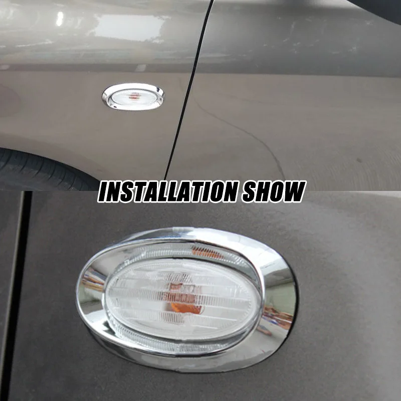 Поворотная сигнальная лампа бортовой светильник хромированная Накладка для Nissan Qashqai Dualis J10 2010 2011 2012 2013 ободок стайлинга автомобилей украшения