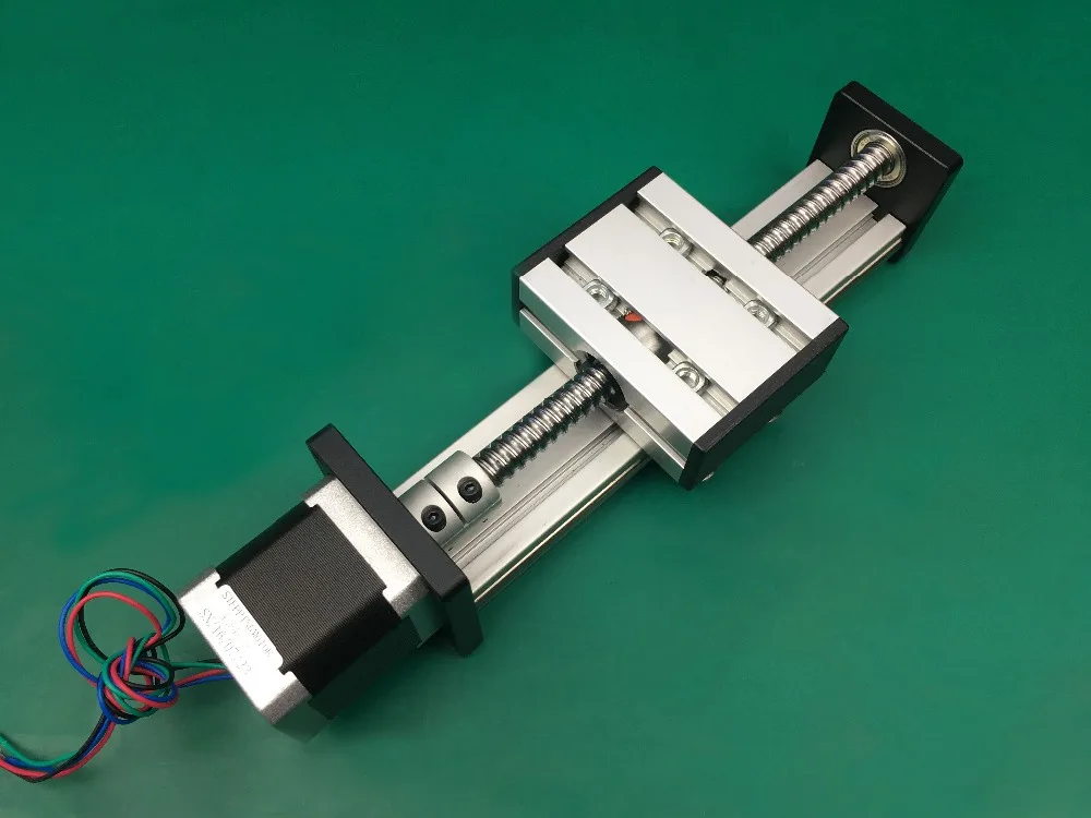 

Ballscrew SG 1605 rail 400mm Travel Linear Guide +57 Nema 23 Stepper Motor CNC Stage Linear Motion Moulde Linear