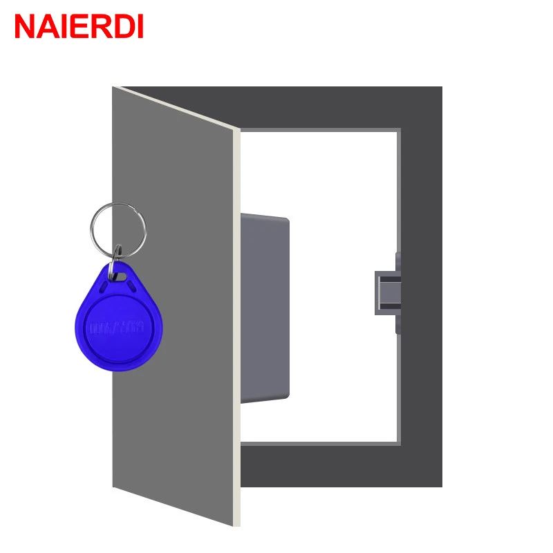NAIERDI Invisible Sensor Lock EMID IC Card Drawer Digital Cabinet Intelligent Electronic Locks For Wardrobe Furniture Hardware - Image 5
