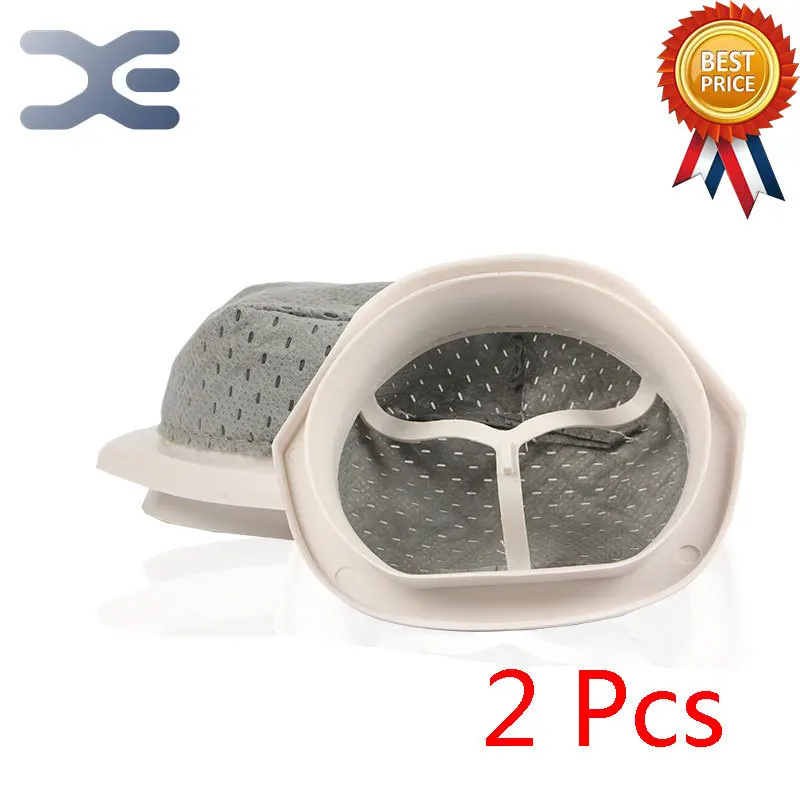 

2Pcs For Midea Household Hand-Held Vacuum Cleaner Accessories QB80D QB-80D Dust Cup Bag Filter