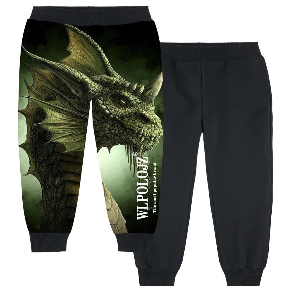 

Boys Harem Pants dinosaur print boy Sweatpants Winter Autumn Elastic waist School Pants Children Trousers Baby pants 0-12Y