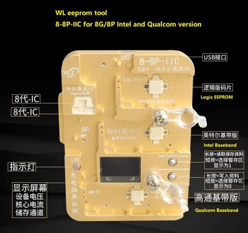 

WL EEPROM Mold for iPhone 8P 8G IMEI EEPROM data Tool,baseband logic eeprom data read write,exchange chip kit