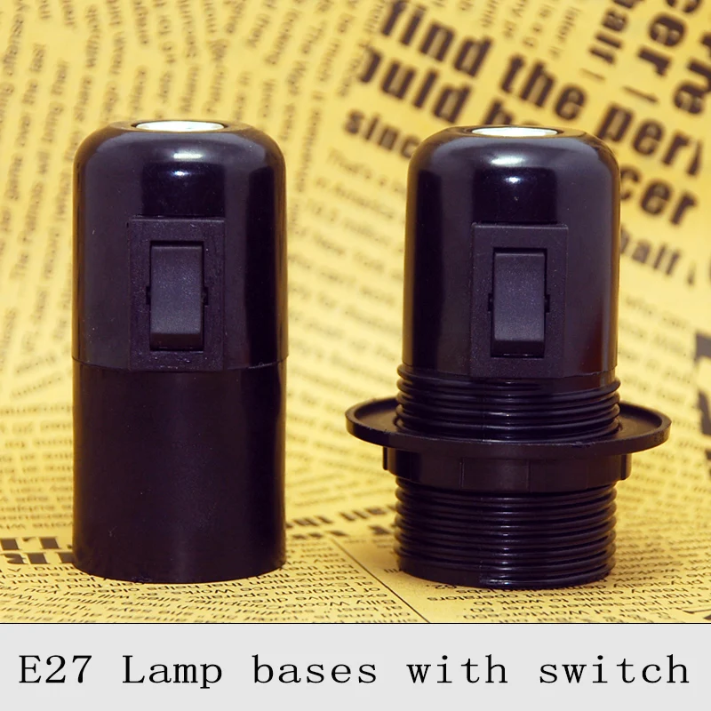 E27 UL Bakelite Lamp Holder Retro Screw Bulb Lamp Socket Vintage Edison